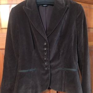 TAHARI velvet blazer
